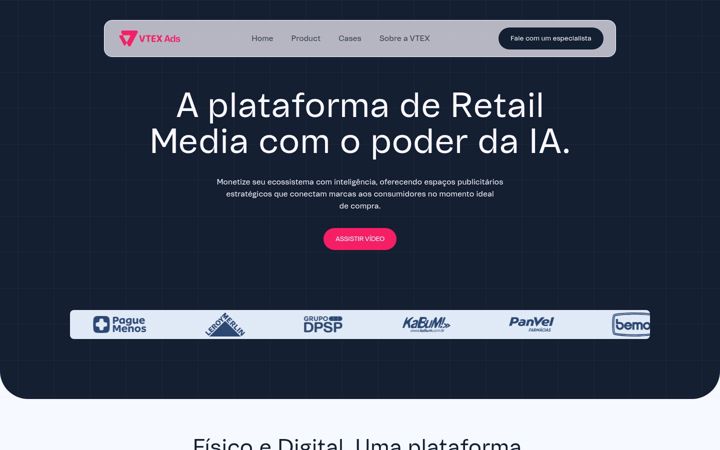 Captura de ecrã de newtail.com.br