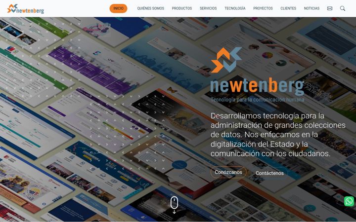 Screenshot of newtenberg.com