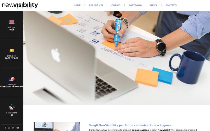 Screenshot of newvisibility.ch
