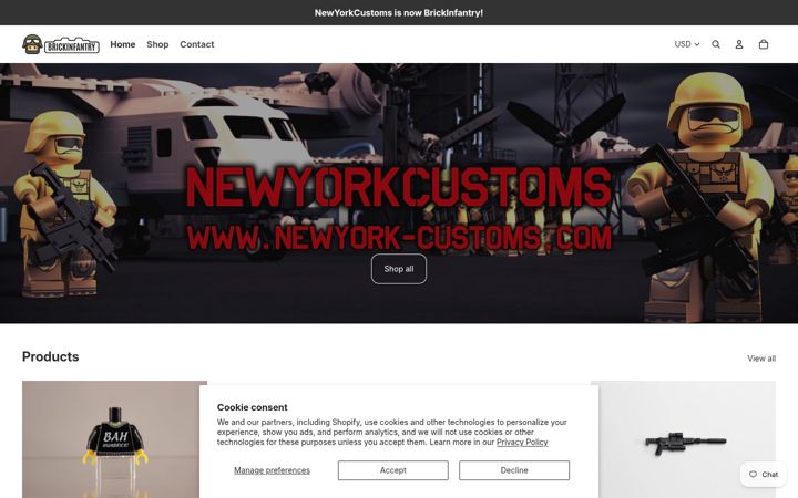 Screenshot of newyork-customs.com