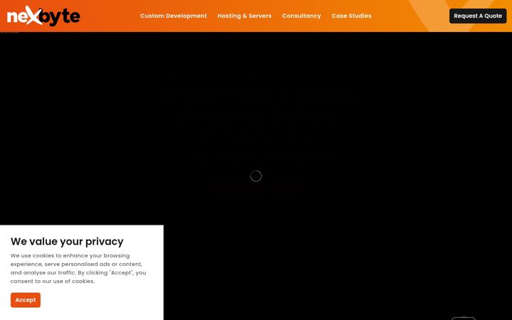 Screenshot of nexbyte.net
