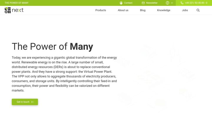 Screenshot of next-kraftwerke.com