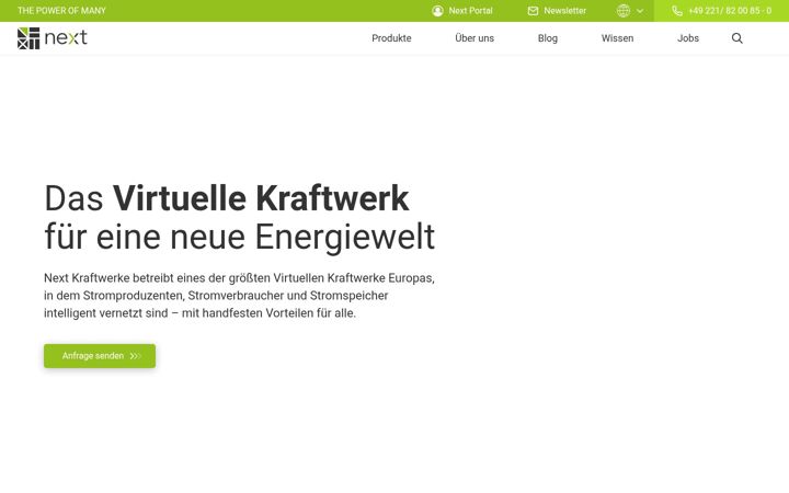 Screenshot of next-kraftwerke.de