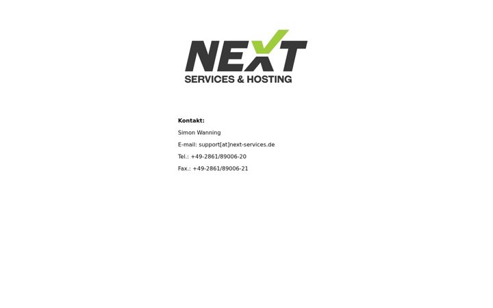 Screenshot of next-services.de