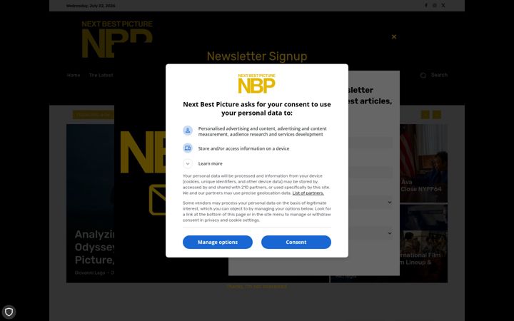 Screenshot van nextbestpicture.com