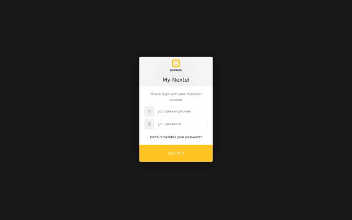 Screenshot of nextel.be