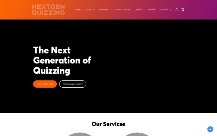 Screenshot of nextgenquizzing.co.uk