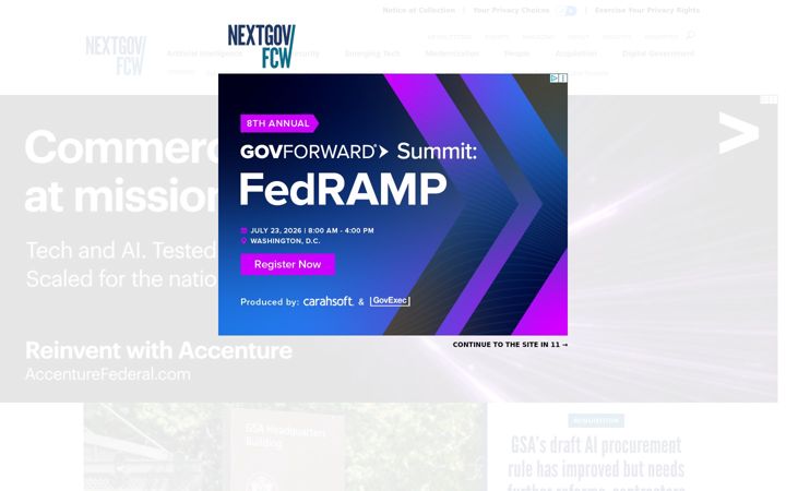 Ekraanipilt saidist nextgov.com