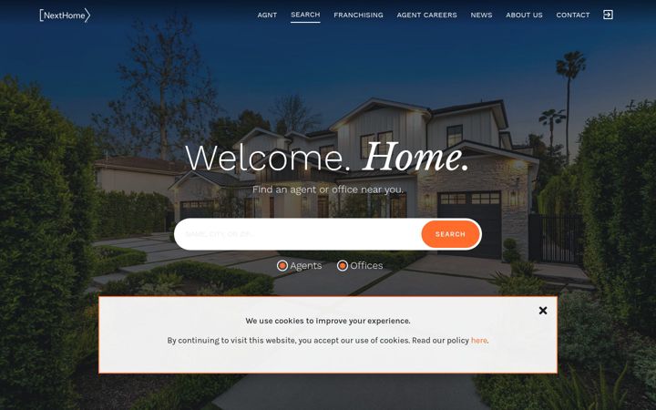 Screenshot of nexthome.com