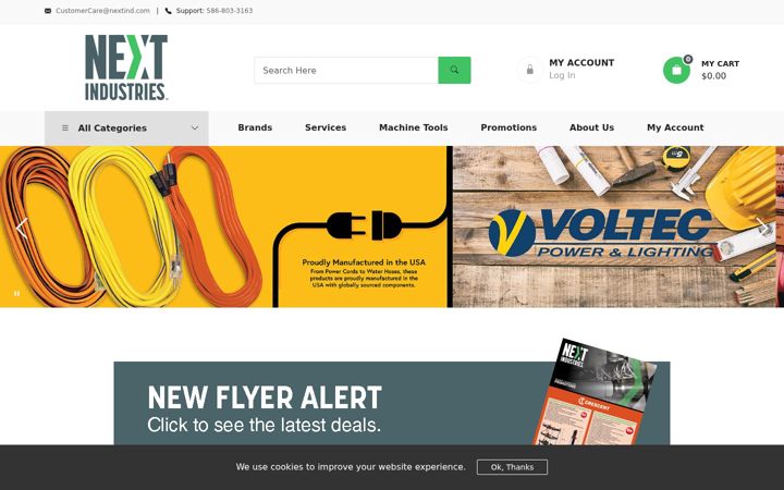Screenshot of nextind.com