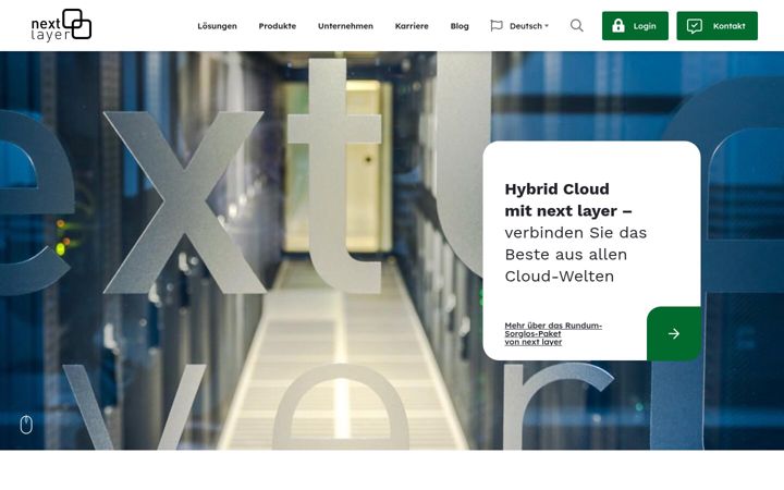 Screenshot of nextlayer.com