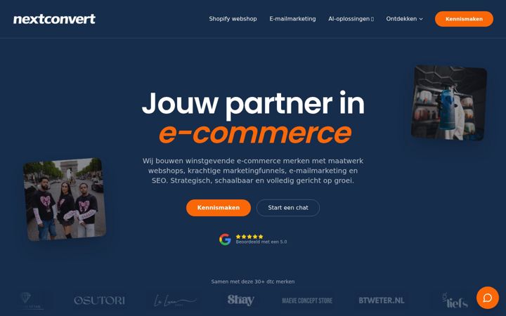 Screenshot of nextlocal.nl