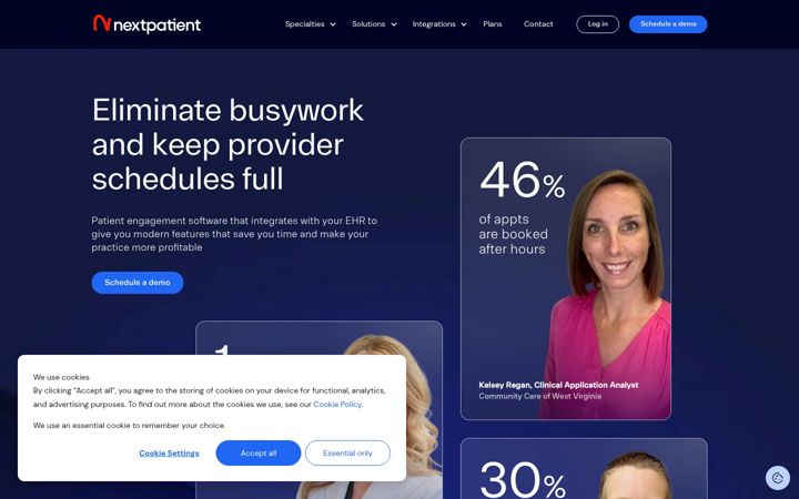 Screenshot of nextpatient.co