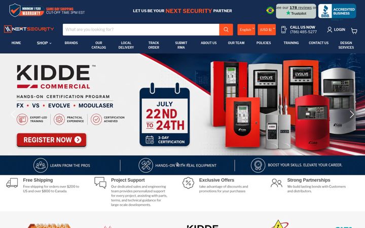 Screenshot of nextsecuritycorp.com