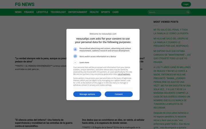 Screenshot von nexusalipc.com
