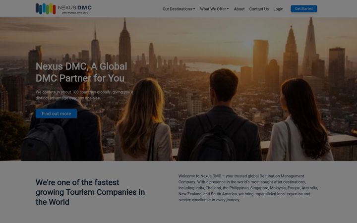 Screenshot of nexusdmc.com
