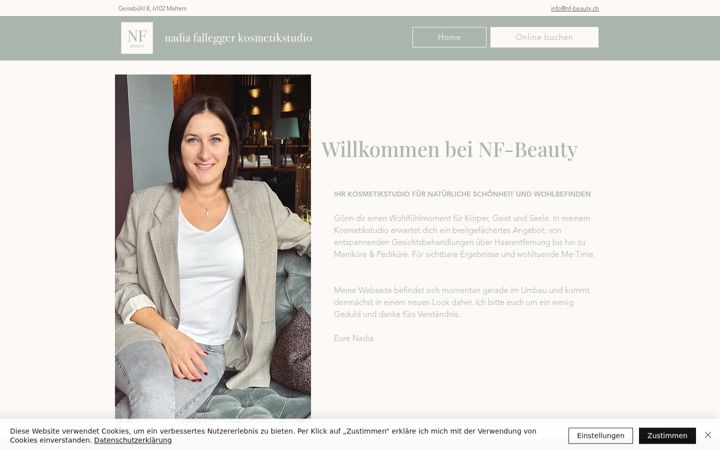 Screenshot ta' nf-beauty.ch