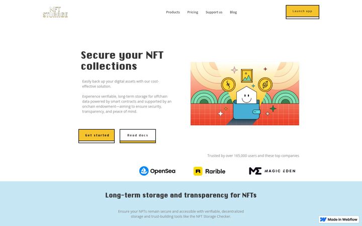 Captură de ecran a nftstorage.link
