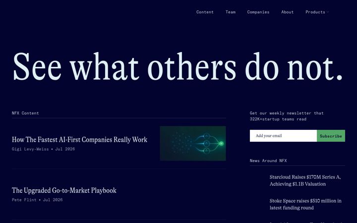 Screenshot of nfx.com