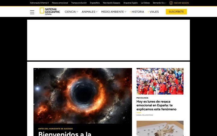 Screenshot of ngenespanol.com