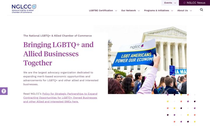 Screenshot of nglcc.org