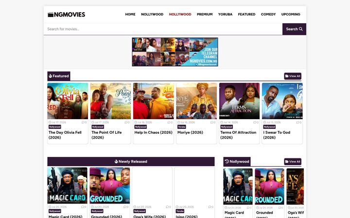 Screenshot of ngmovies.com.ng