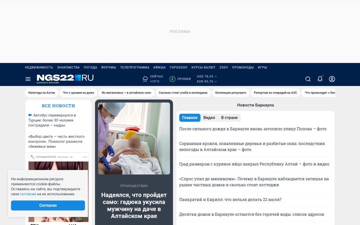 Screenshot of ngs22.ru