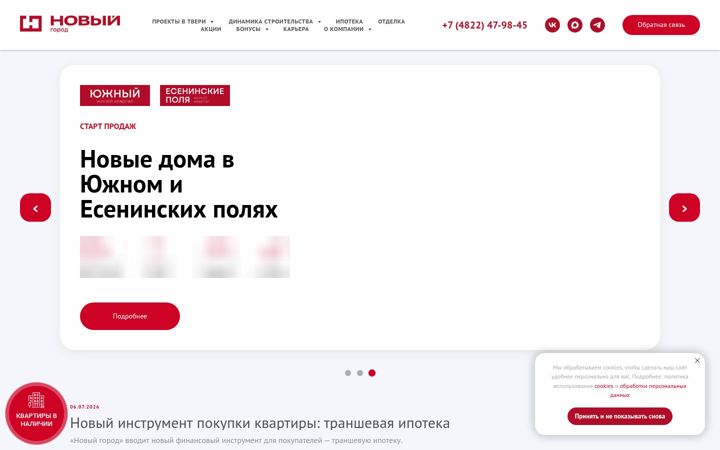 Screenshot von ngstroy.com