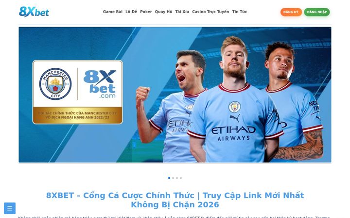 Screenshot of nhacai8xbet.link