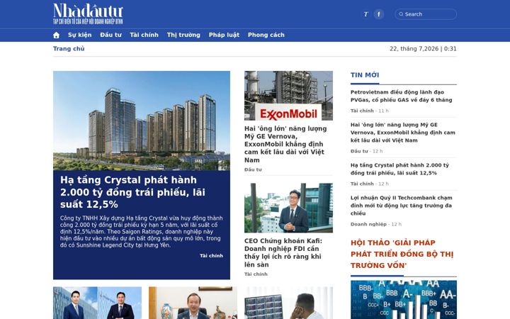 Screenshot of nhadautu.vn