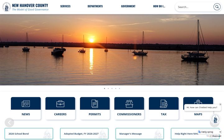 Screenshot of nhcgov.com