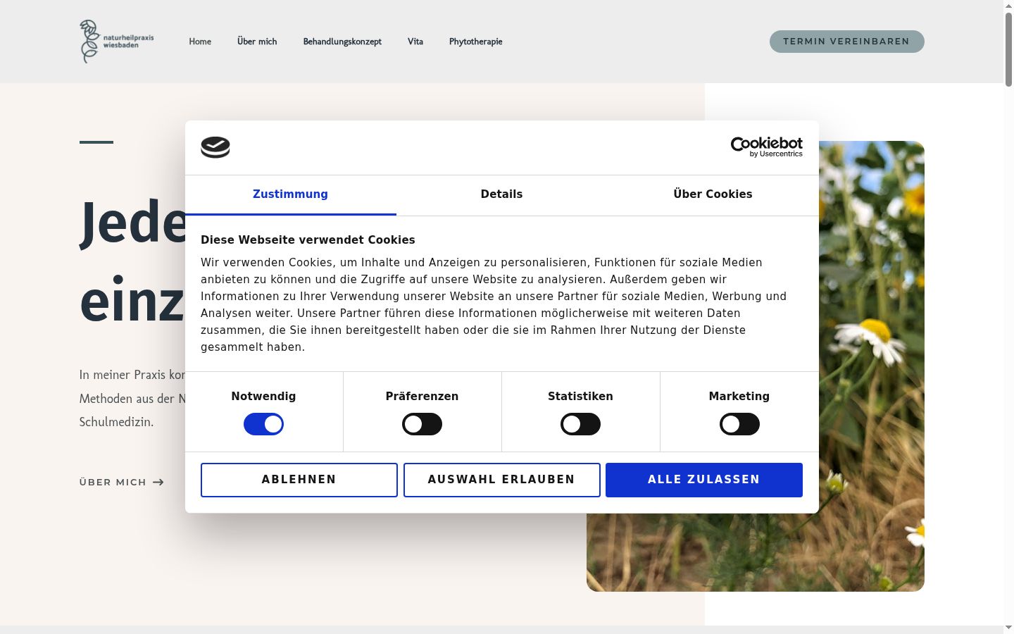 Sutikimo reklamjuostės, rodytos prieš bet kokią sąveiką, ekrano kopija