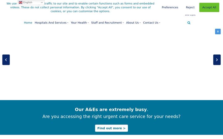 Screenshot of nhsggc.scot