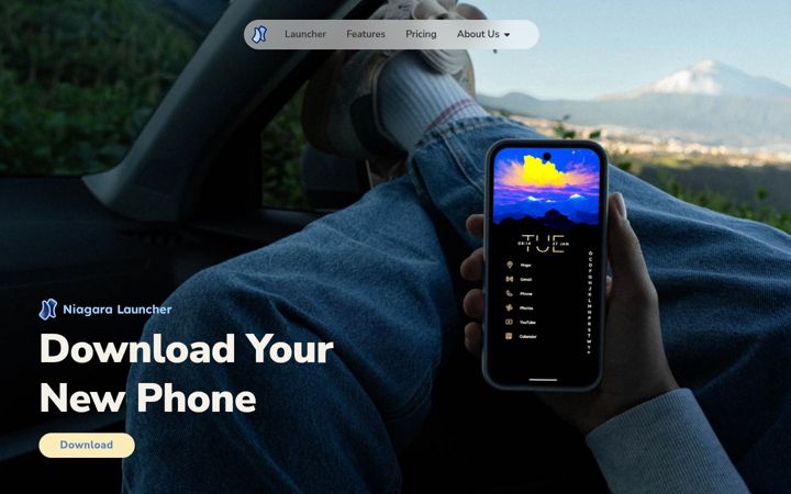 Screenshot of niagaralauncher.app