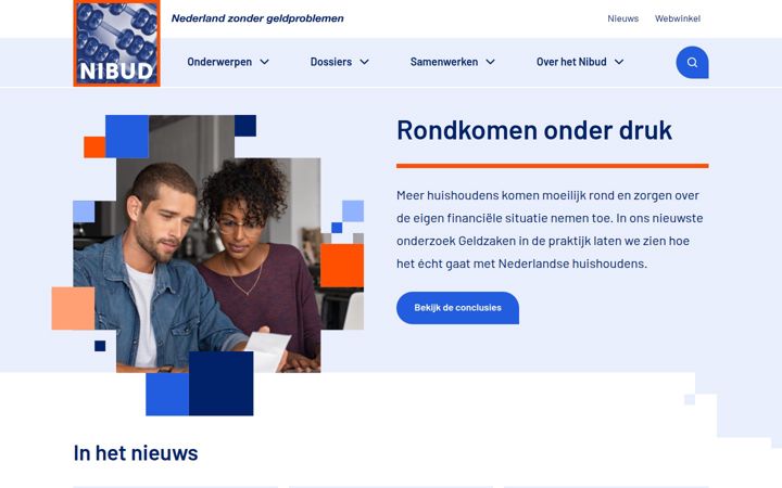 Screenshot of nibud.nl