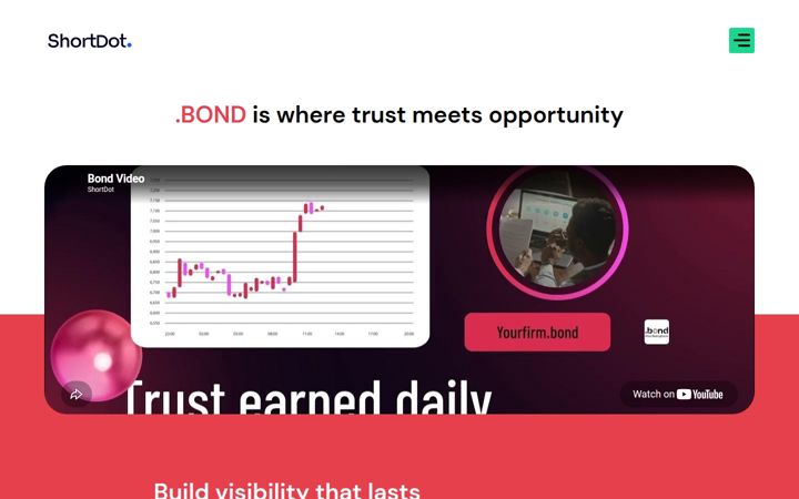 Screenshot of nic.bond