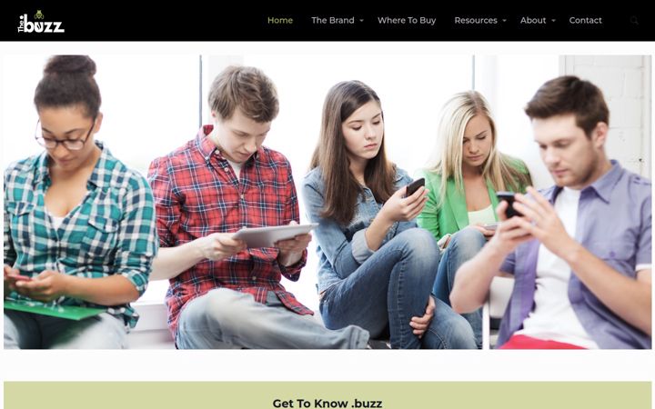 Screenshot of nic.buzz