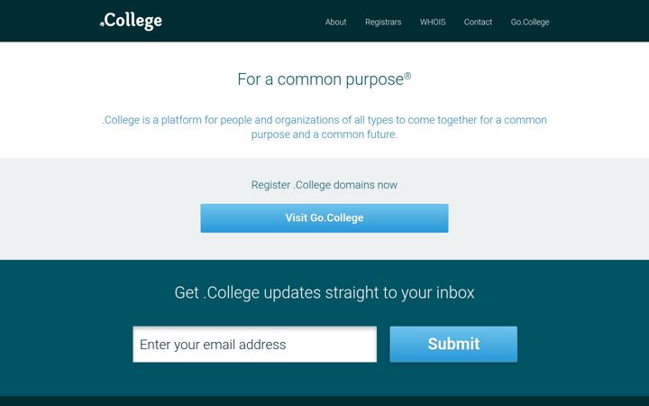 Screenshot of nic.college