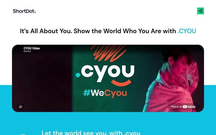 Screenshot of nic.cyou