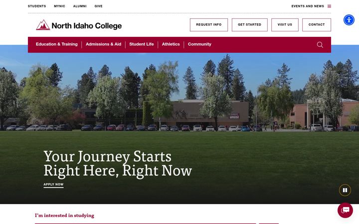 Screenshot of nic.edu