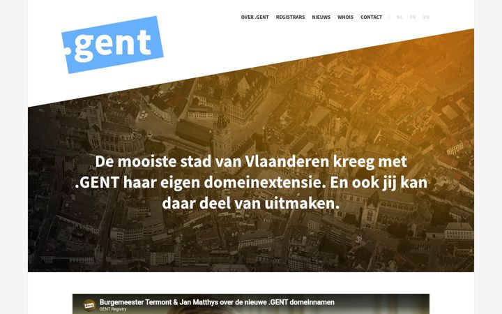 Screenshot of nic.gent