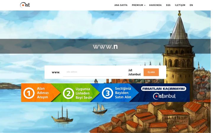Screenshot of nic.ist