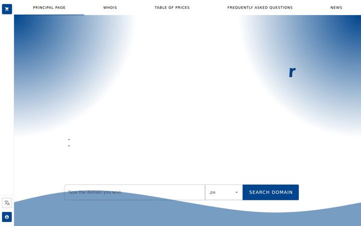 Screenshot of nic.pa