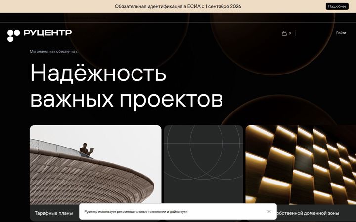 Екранна снимка на nic.ru