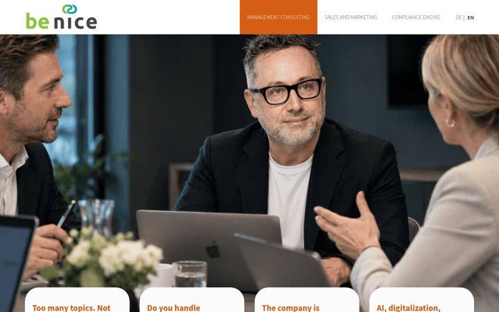 Screenshot von nice-network.de