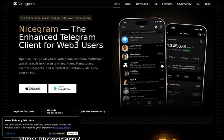 Snímek obrazovky nicegram.app