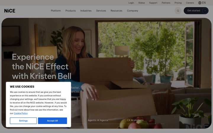 Zrzut ekranu niceincontact.com
