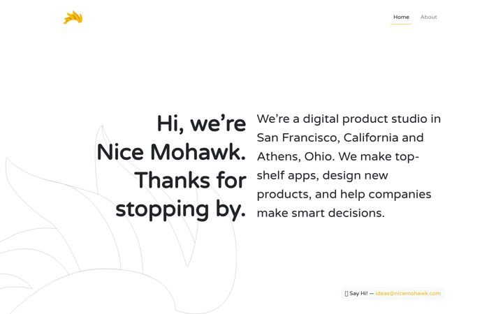 Screenshot of nicemohawk.com