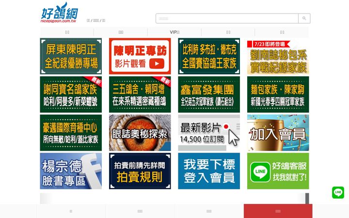 Screenshot of nicepigeon.com