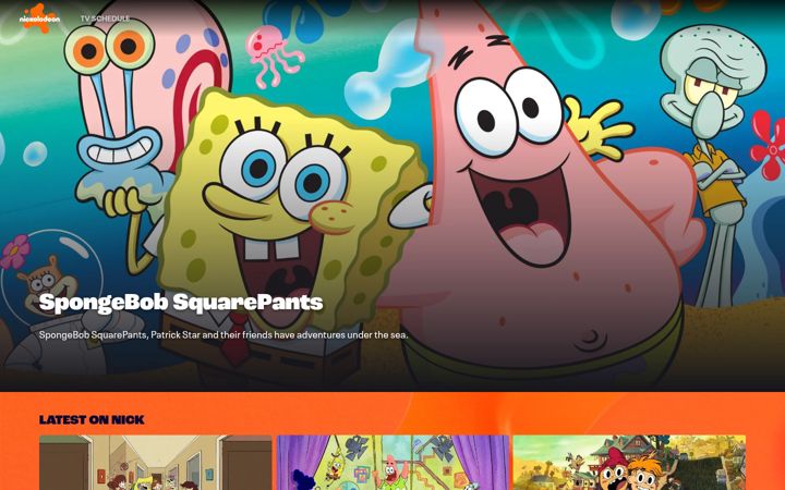 Screenshot of nick.co.uk